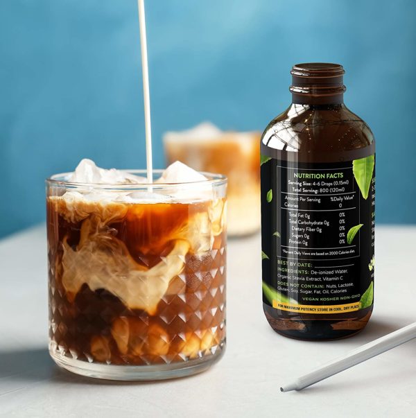 Enzo Clear Liquid Stevia Drops 4oz (120ml) - Image 2