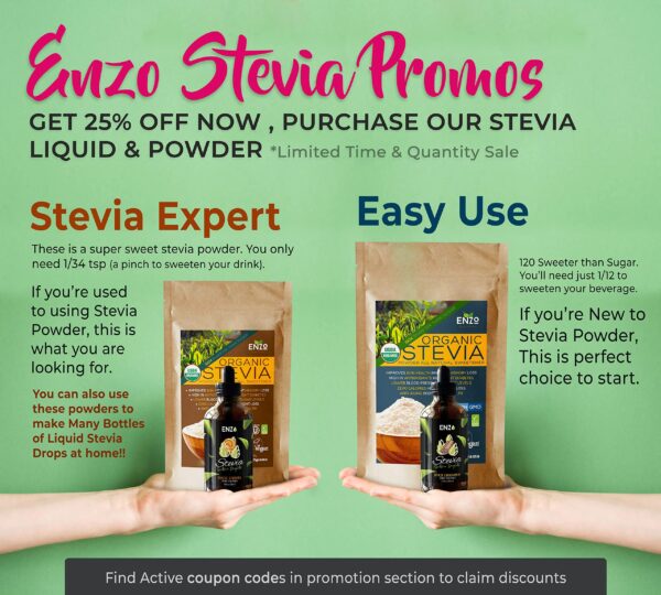 Pistachio Liquid Stevia Drops (4oz) Bottle Our Zero Calories Sweetener (800 Servings) All Natural Pistachio flavoring with No Artificial Additives & Filler Ingredient - Image 4